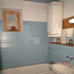 Beim Einbau des Badfensters